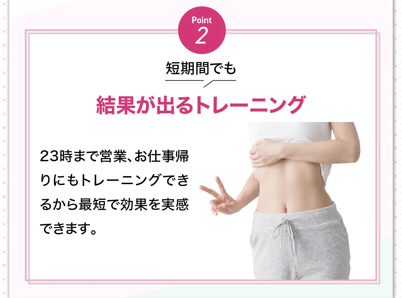 短時間でも結果が出るトレーニング